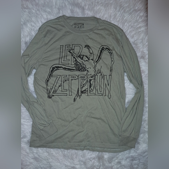 Led Zeppelin Men's Long Sleeve Tee - Gray - Picture 1 of 5
